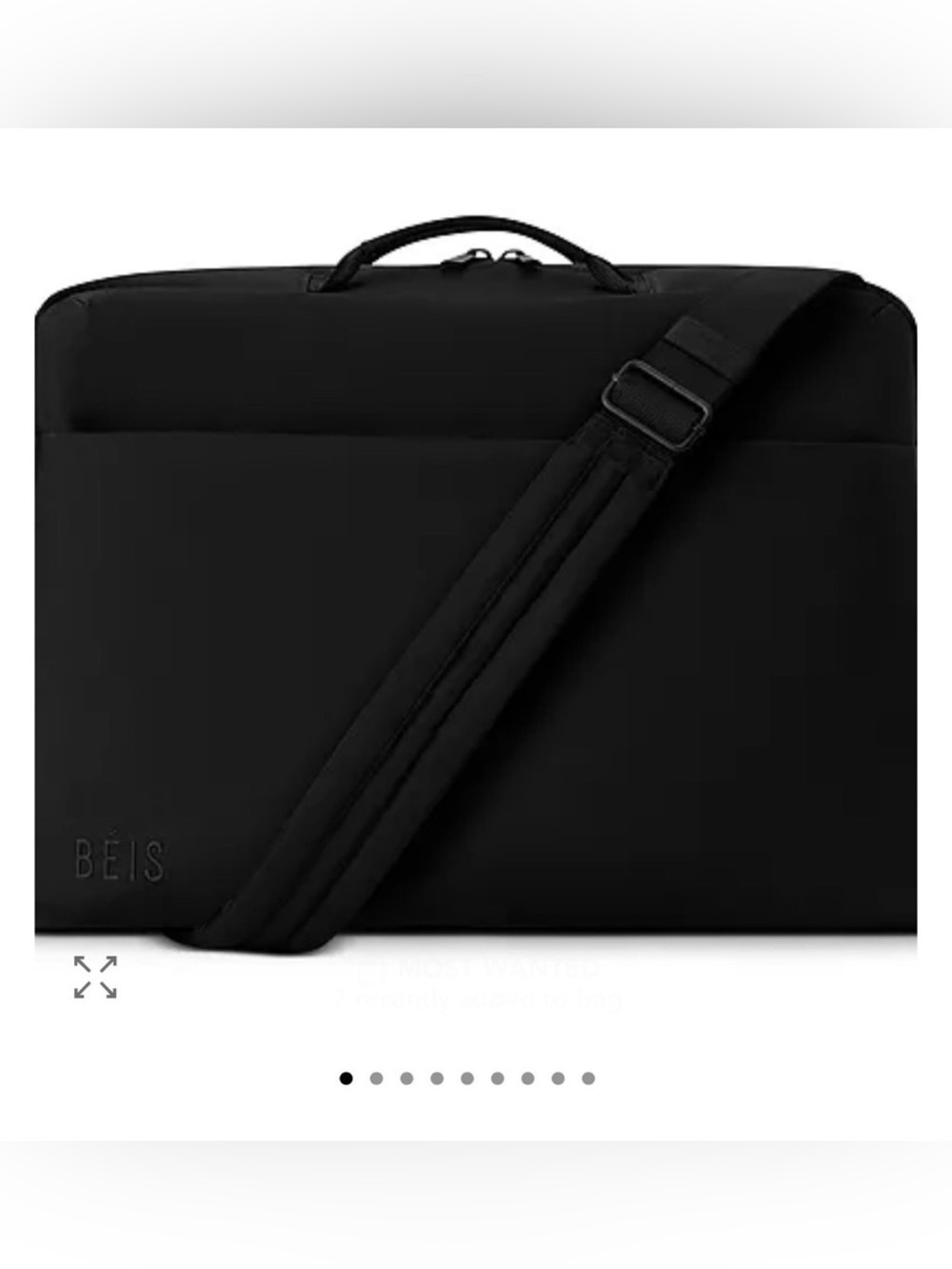 NWT Beis Black Ultimate Duffle
